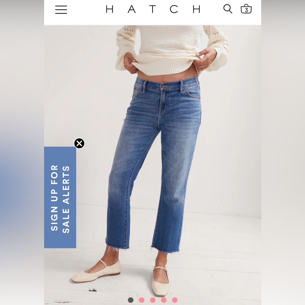 Hatch Blue Maternity Jeans